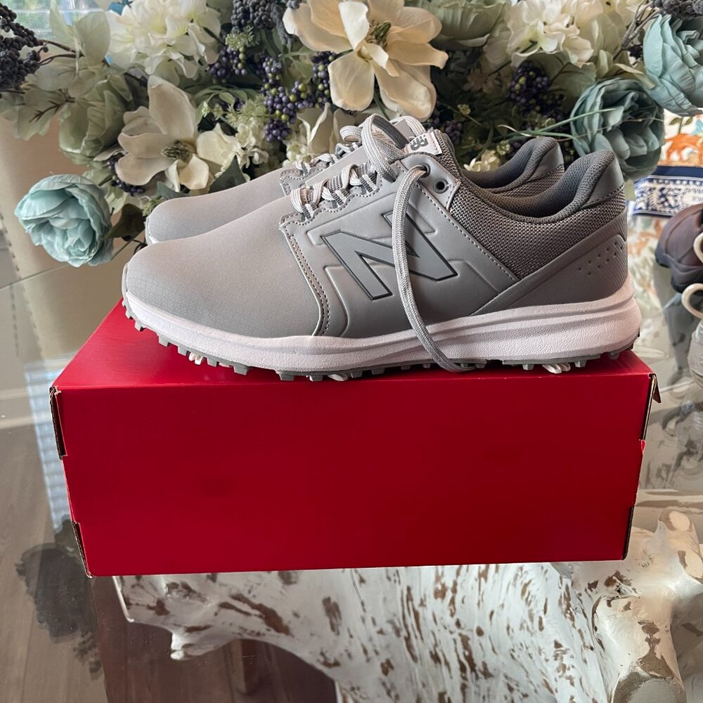 NWT New Balance Advantage Golf Shoes Gray Size 11.5 4E Extra Wide - Picture 5 of 9